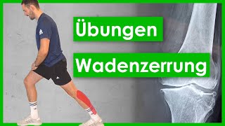 Wadenzerrung🦵Muskelfaserriss Übungen⎮RehaProgramm [upl. by Vidovic]