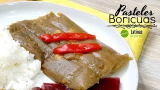 COMO HACER PASTELES BORICUAS VEGANOS  PASTELES PUERTORRIQUEÑOS [upl. by Ettinger]