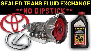 2nd Gen Tundra Trans Fluid Exchange A750E [upl. by Acinoev]