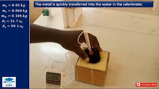 Experiment to Determine the Specific Heat Capacity of a Solid by the Method of Mixtures [upl. by Edita]