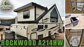 New Pop Up Camper RV 2018 ROCKWOOD A214HW Colorado Dealer [upl. by Llevad]