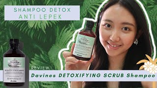 Shampoo ANTI LEPEK  Review Davines Detoxifying Scrub Shampoo [upl. by Yrak]