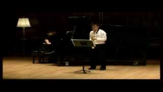 David Maslanka Sonata for Alto saxophone and Piano performed by Hyungryoul Kim [upl. by Aseneg]