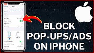 How To Block Pop Ups On iPhone [upl. by Qifahs]