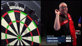 Stephen Bunting vs Cameron Menzies  Players Championship 19 🎯 [upl. by Settera]