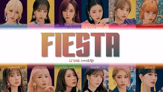 IZONE  FIESTA ПЕРЕВОД  КИРИЛЛИЗАЦИЯ  COLOR CODED LYRICS [upl. by Dimah]