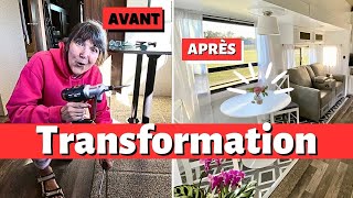 Rénovation intérieure de notre caravane avantaprès [upl. by Loria286]