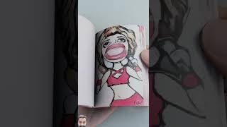 Waka Waka Shakira flipbook drawing artist viralvideo trendingvideo youtubeshorts draw art [upl. by Nylodam]