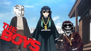 Tanjiro Vs Tokito 😱  Demon Slayer Funny Moments In Hindi  Tanjiro Vs Giyu Eating COMPETITION [upl. by Simetra647]