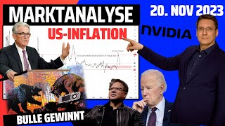 Risikobereitschaft hoch USInflation beflügelt die Finanzmärkte Gute NVIDIA Zahlen ein MUSS [upl. by Laleb370]