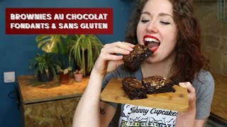 Un Brownie au chocolat délicieux fondant et sans gluten [upl. by Arahat947]