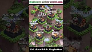 Easy Methods to Collect Capital Gold gamingrascal clashofclans shorts [upl. by Sillihp276]