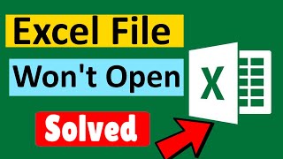 Fix Excel file wont Open issue in Windows 10 11 [upl. by Waylan852]