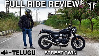 Triumph Street Twin Ride Review Mileage amp Acceleration test Detailed ExplanationBEST PREMIUM BIKE [upl. by Franza]