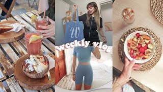 WEEKLY VLOG l constante con el gym tofu crispy mi sitio de bowls favorito y proyecto nuevo [upl. by Aeynod]