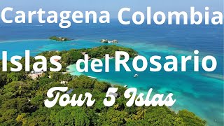 ISLAS DEL ROSARIO  TOUR 5 ISLAS CARTAGENA COLOMBIA EPISODIO 1 VIAJANDO POR EL MUNDO [upl. by Yerffeg571]