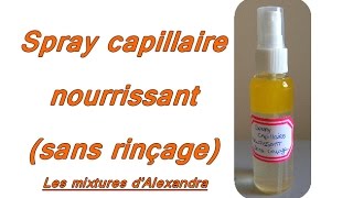 Spray capillaire nourrissant sans rinçage [upl. by Itsrik71]