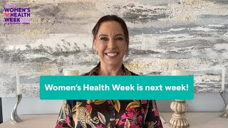 Tend Womens Health Week is next week  Suzanne Paul [upl. by Neirual]