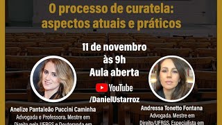 O Processo de Curatela Aspectos atuais e práticos  Profs Anelize Caminha e Andressa Fontana [upl. by Casi]