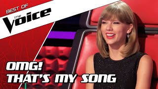 TOP 10  BEST TAYLOR SWIFT covers in The Voice [upl. by Wooster]