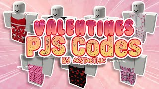 POPULAR VALENTINES Day PAJAMA PJS CODES Bloxburg amp Berry Avenue PT1 roblox valentine brookhaven [upl. by Mateya]