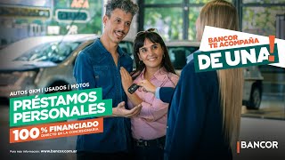 Préstamos personales DE UNA  Autos y Motos  Bancor [upl. by Bj]