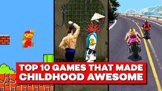 Top 10 Games That Made Our CHILDHOOD Awesome HINDI [upl. by Harper]