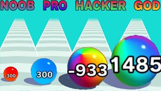 NOOB vs PRO vs HACKER vs GOD in Calculate Ball Big update playgame24dia56 [upl. by Oos]