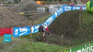 Vas Kata Blanak első győzelme Belga cyclocross versenyen Ethias Cross 2020 [upl. by Mabelle]