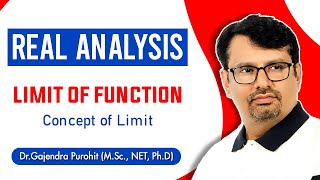 Real Analysis  Limit of Function  Concept of Limit Left hand amp Right hand Limit [upl. by Yvor]