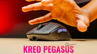 Kreo Pegasus Review  Fantastic 58g Wireless Gaming Mouse in a Budget [upl. by Lisab997]