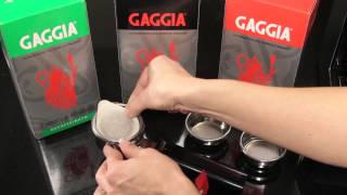 Gaggia Expert Tip How to use Gaggia Espresso Machines Filter Baskets [upl. by Ralf]