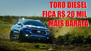 FIAT TORO DIESEL FICA R 20 MIL MAIS BARATA VEJA PREÃ‡OS  AUTOS SEGREDOS [upl. by Anaihr]