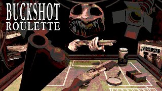 Buckshot Roulette  A VERY Intense Russian Roulette Horror Game Played with a Pump Action Shotgun [upl. by Ruscher]