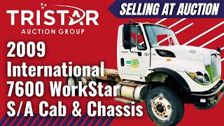 2009 International 7600 WorkStar SA Cab amp Chassis  Selling at auction [upl. by Schrader859]