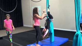 Kids Aerial Silks Class [upl. by Laktasic]