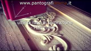 Bassorilievo su legno con cnc Extrema 1000 [upl. by Christin168]