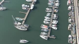 Ovingdean Rottingdean and Brighton Marina Village by Drone [upl. by Ailero]