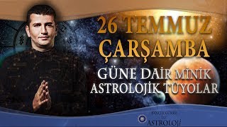 26 TEMMUZ ÇARŞAMBA GÜNÜ  MERKÜR BAŞAK BURCUNA GEÇİŞ YAPIYOR [upl. by Amabel324]