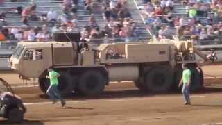 Oshkosh M984A4 HEMTT Wrecker Truck Pull [upl. by Haisi463]