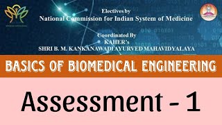 Section 1  Biomedical Engineering Answer Key  NCISM Electives [upl. by Fifi468]