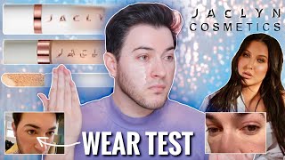 Testing the new Jaclyn Cosmetics Complexion Collection My honest thoughts [upl. by Ailes]