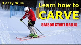 Learn how to CARVE  3 EASY DRILLS [upl. by Raffaello]