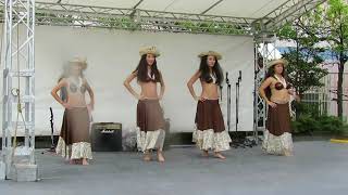 TAMAHANA Tahitian Dance School フラ・タヒチアンダンスフルムービー いわき街なかコンサート in TAIRA 2017 [upl. by Bathulda]