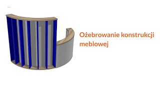 Ożebrowanie konstrukcji meblowej WOODLAB [upl. by Claudy513]