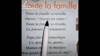 page 11comptineTOUTE LA FAMILLE1re AEPdire faire et agir pour apprendre le français [upl. by Gorga]