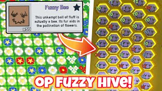 I Got 50 Gifted Fuzzy Bees and literally broke Bee Swarm [upl. by Eivla]