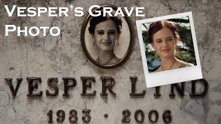 Vesper Lynds Grave Photo in No Time To Die [upl. by Acirtal216]