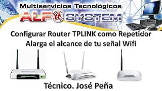 Configurar Router TpLink como repetidor WDS Bridge amplia tu señal Wifi [upl. by Gannie]