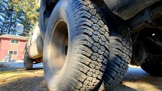 First Look BFGoodrich Commercial Traction Tires on My Duramax Dually [upl. by Tija]